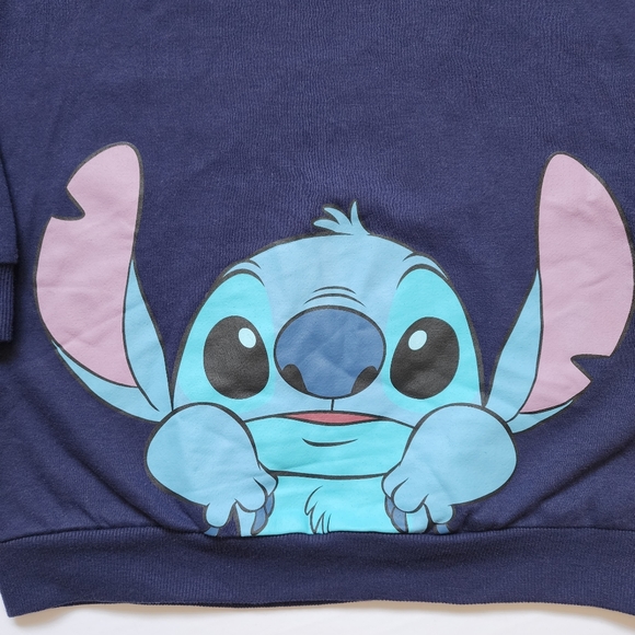 Disney Stitch Crew Neck Long Sleeves Unisex - Picture 3 of 6
